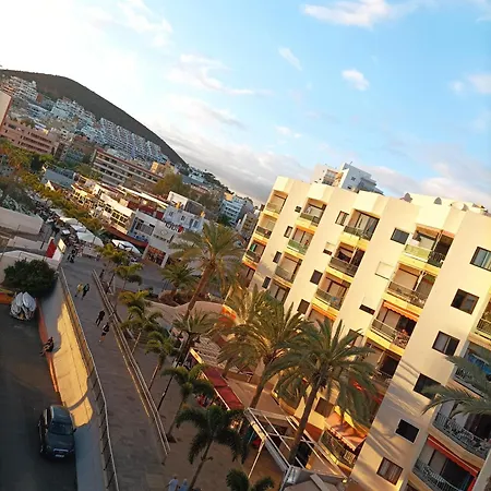 Panoramic Seaview Beachfront Playa Cristianos Apartmán *
