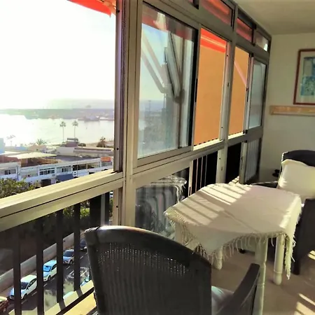 Panoramic Seaview Beachfront Playa Cristianos 公寓 洛斯克里斯蒂亚诺斯